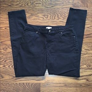 Black high waisted skinny jeans